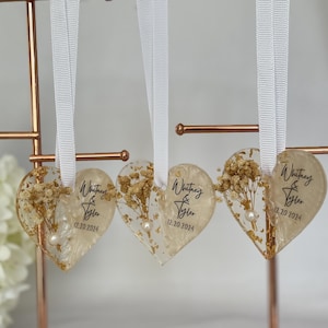 Customized Heart Ornament Favors: Wedding, Christmas 2025
