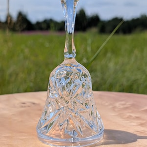 Elegant Cut Crystal Bell